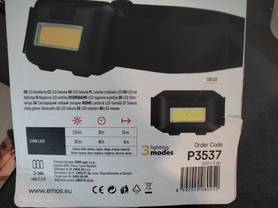 Latarka czołowa LED