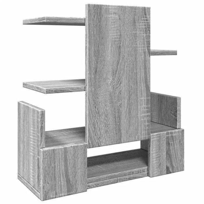 Organizer Na Biurko, Szary Dąb Sonoma, 49X20X52,5 Cm