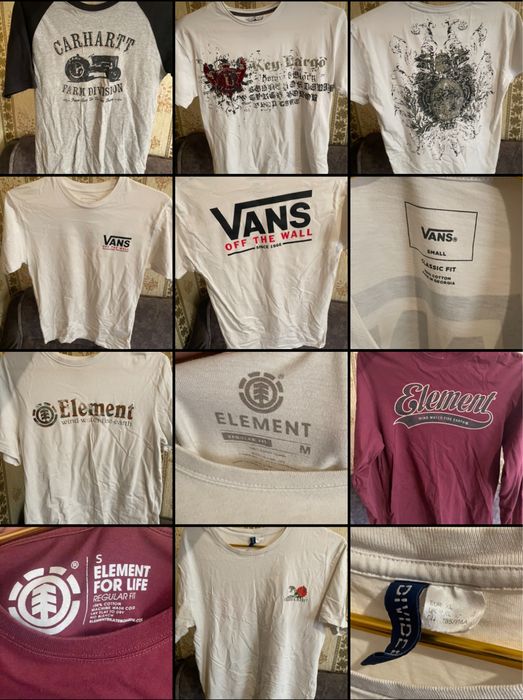 Футболки,кофты(carhart,adidas,element)