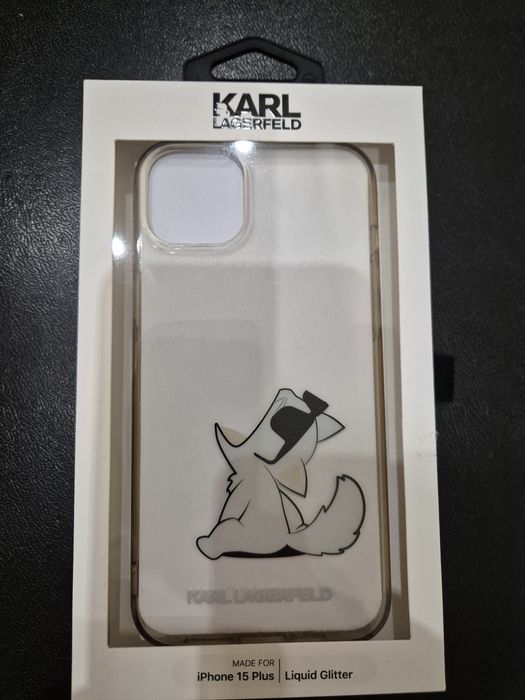 Чехол на телефон айфон 15+ и 14+.KARL LAGERFELD