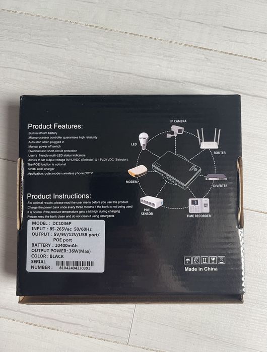 Новый 14000мА DC1036P переделанный UPS ДБЖ ИБП УПС Бесперебойник