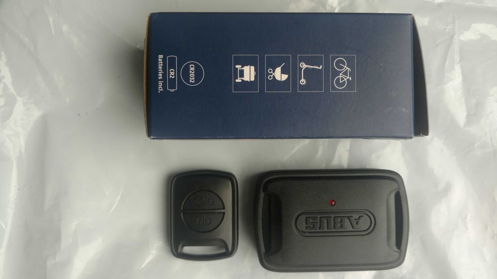 сигналізація Abus для велосипеда, самоката, коляски, мотоцикла