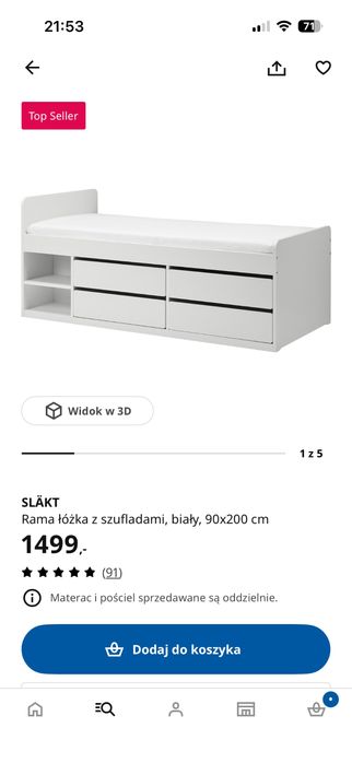 łóżko Ikea släkt