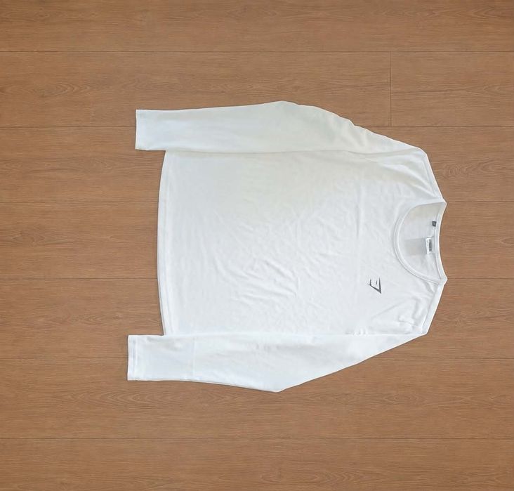 Koszulka gymshark longsleeve biały M