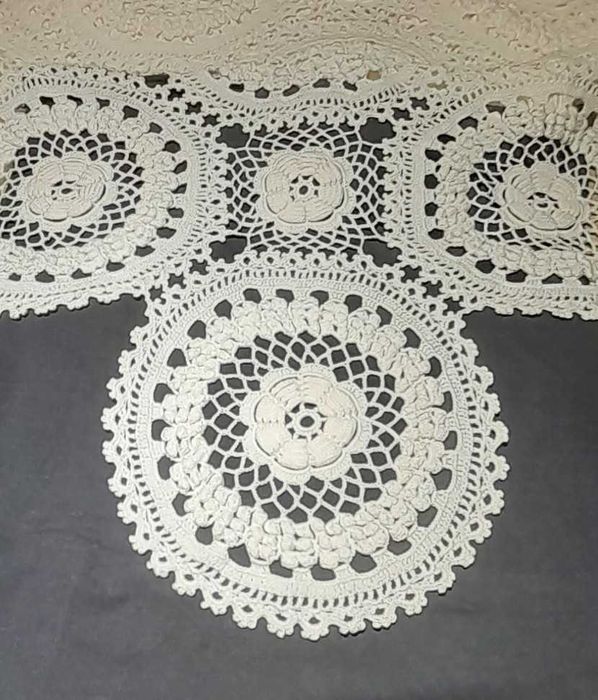 Handmade lace bedspread. Brand new.