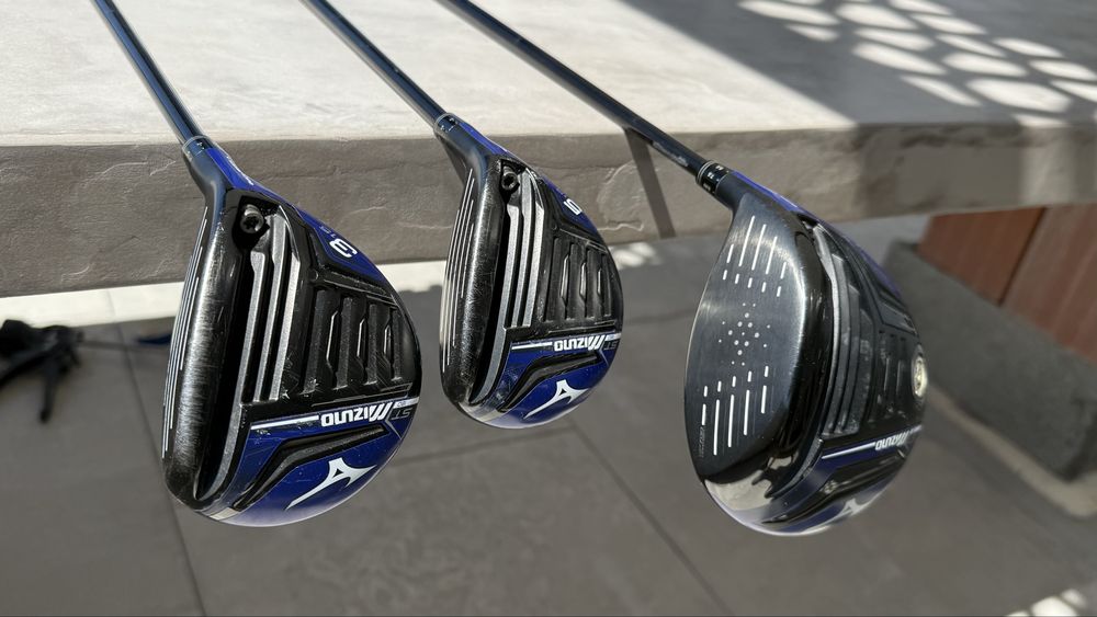 Set of Mizuno St180 woods; Driver, 3 and 5.