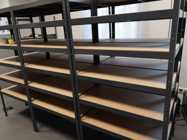 Regał Zatrzaskowy Grafitowy 180x90x45 5P/265kg