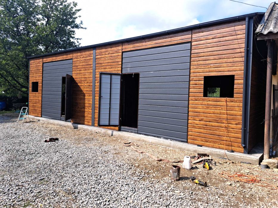 Garaż Blaszany HALA - MAGAZYN - Wiata na Maszyny - Blaszak - ESSTAL*