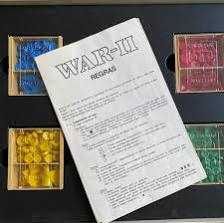 Jogo de tabuleiro War II anos 80