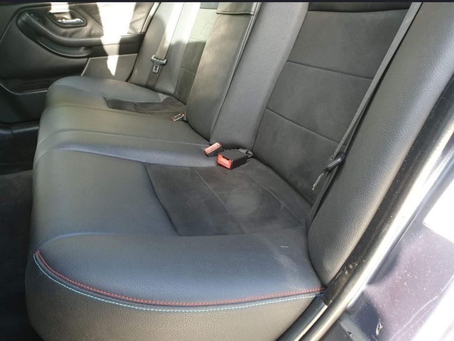 Bancos Bmw E39 Pack M Personalizados Alcântara e Pele Preta Novos