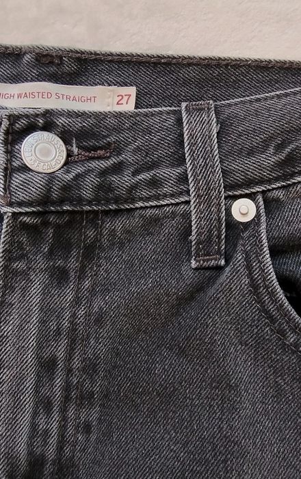 Oryginalne jeansy z wysokim stanem i szerszą nogawką, Levi's, 36