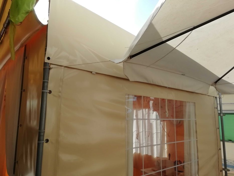 Pérgola para campismo