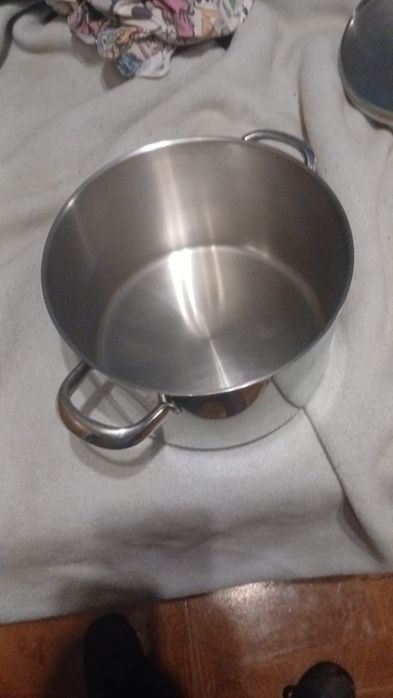 panela de aço inoxidável