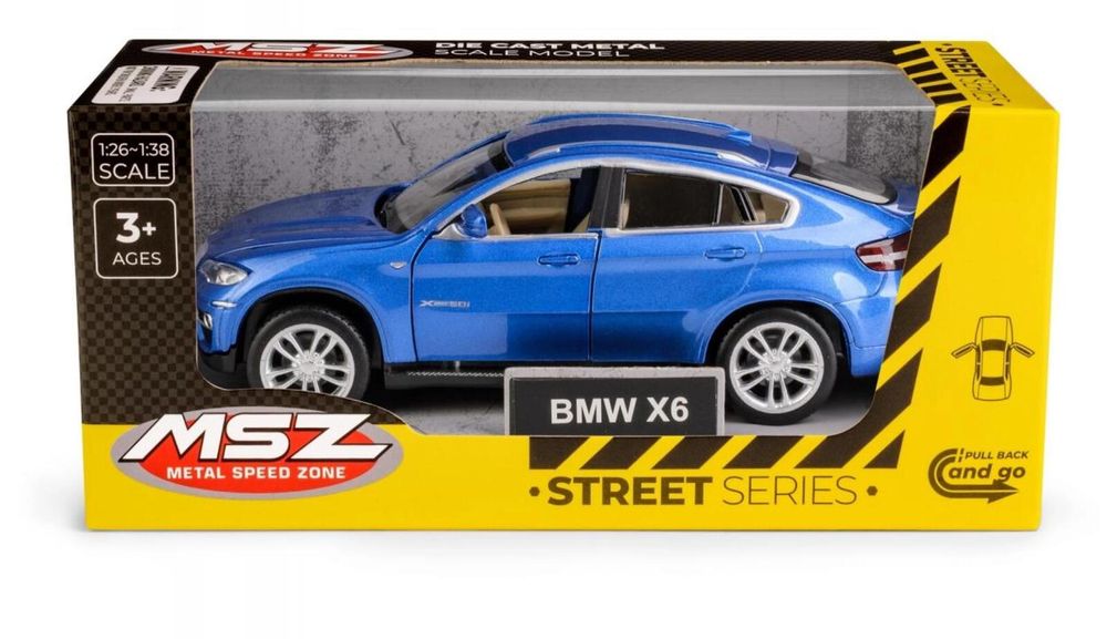 BMW X6 Blue ,80x180 mm