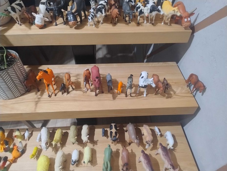 Figurki że zwierzętami