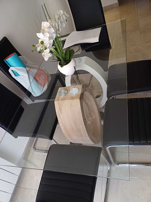 Mesa vidro de Jantar