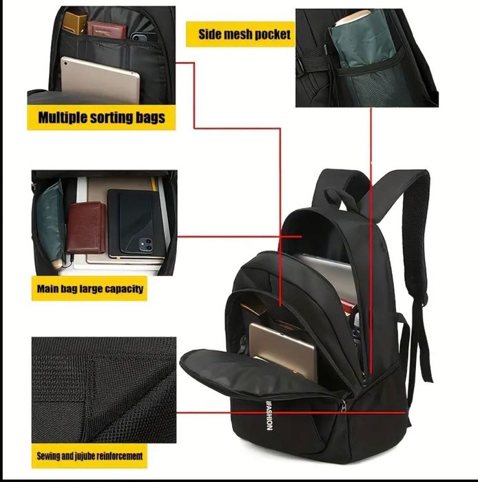 Plecak  / unisex –  lekki, do codziennego użytku