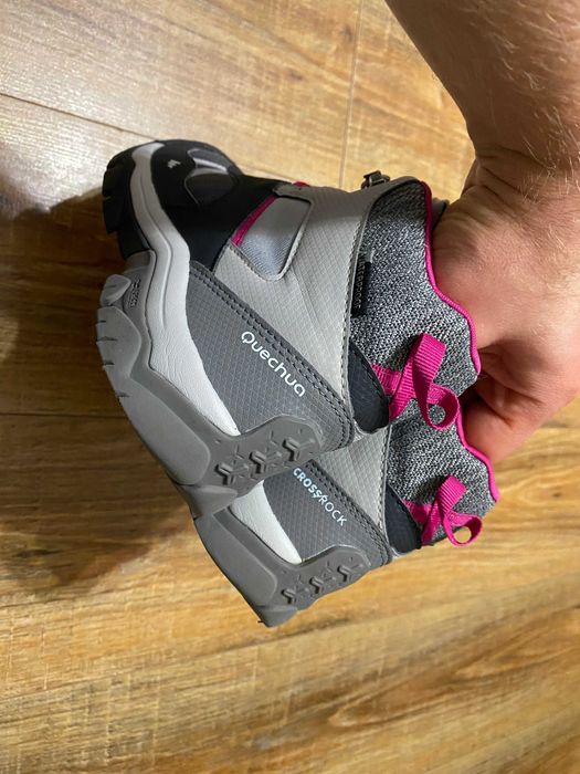 Ботинки детские термо черевики на девочку полуботинки Quechua р.36-37