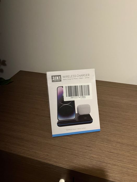 Ładowarka indukcyjna 15 W stacja dokująca 3 w 1