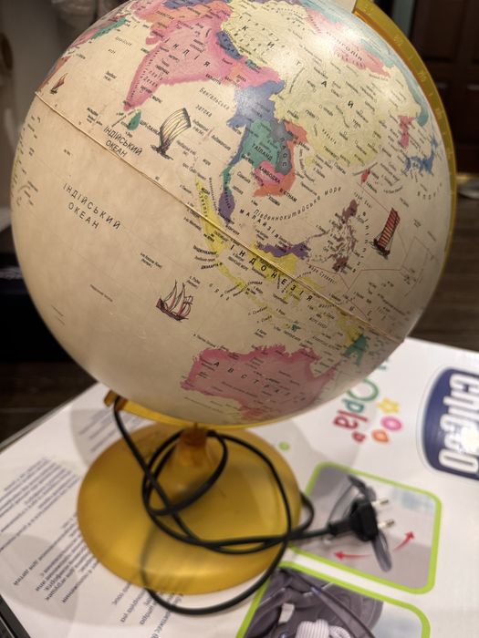 Глобус Tecnodidattica Night and day з підсвіткою