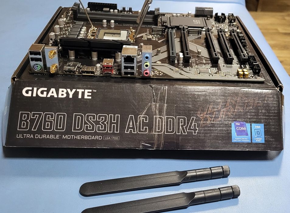 Материнська плата Gigabyte B760 DS3H AX DDR4 (s1700, Intel B760)