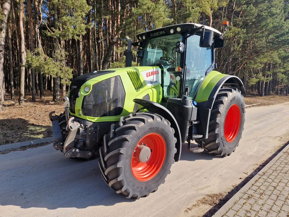 Claas AXION 830 CIS  PNEUMATYKA Klima TUZ Miękka Oś/Kabina 1-Właściciel SPROWADZONY