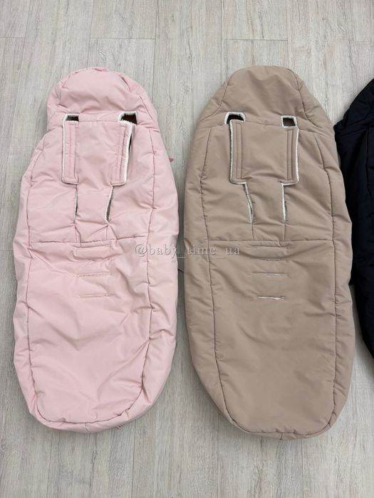 Конверт зимовий Cybex Beige, Pink, Black теплий футмуф