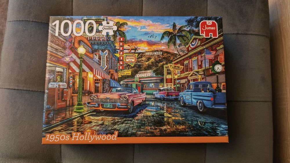 Puzzle 1000 elementow Hollywood USA 1950's