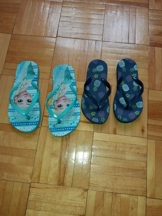 Klapki japonki  dla dziewczynki rozmiar ,30-31