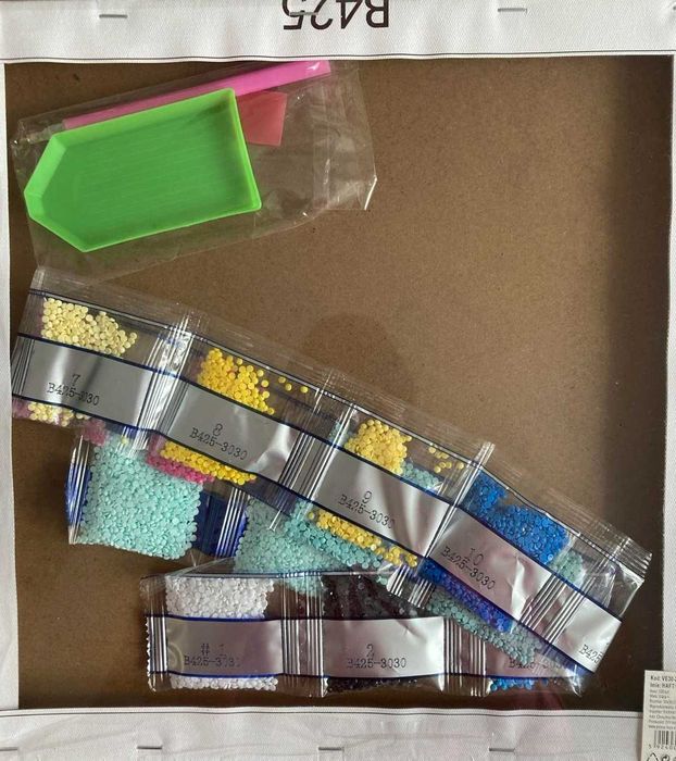 mozaika diamentowa 30x30 cm | zestaw do malowania diamentami