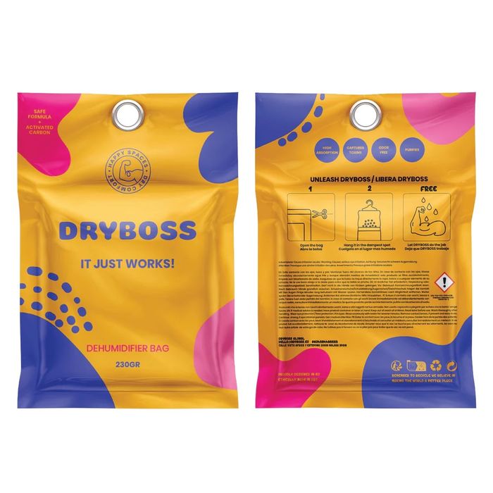 DRYBOSS 3x Sacos anti-humidade 2,3kg