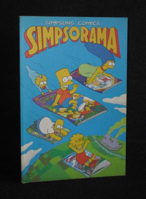 Livro BD Simpsorama Matt Groenning Simpsons Comics 1ª edição 1996 Raro