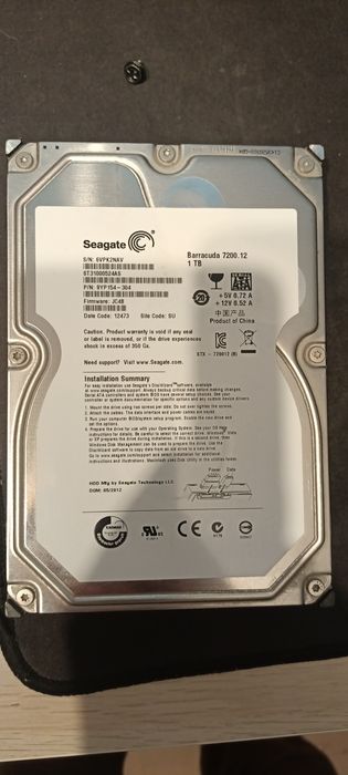 Dysk HDD 1tb  Sprawny