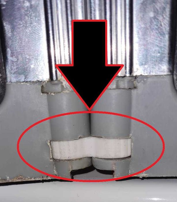 Parawan modern baok zawias lacznik AQUAFORM