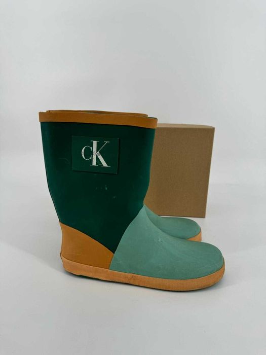 Calvin Klein ck kalosze gumiaki zielone 36 wodoodporne buty