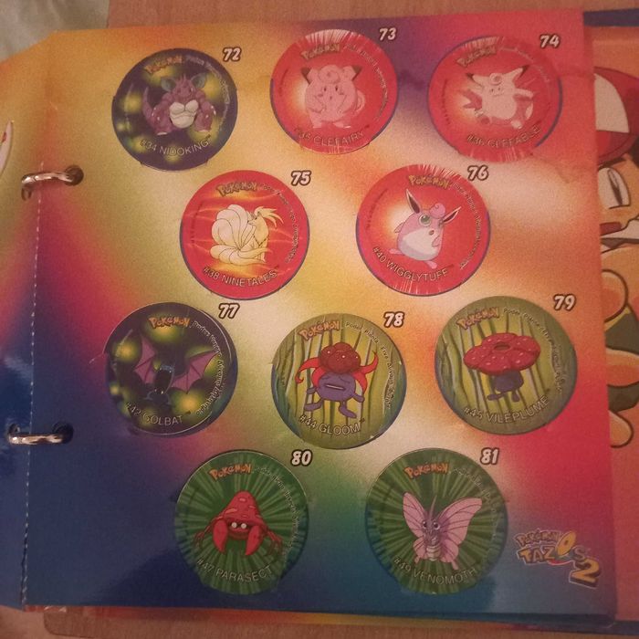 Colecao de tazos pokemon