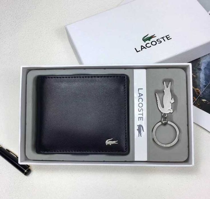 Гаманець+брелок Lacoste Подарунковий набір