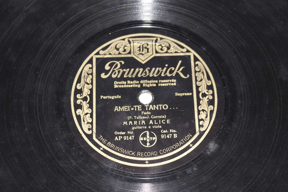 Discos Grafonola - 78 RPM - Varios estilos - Musica Portuguesa