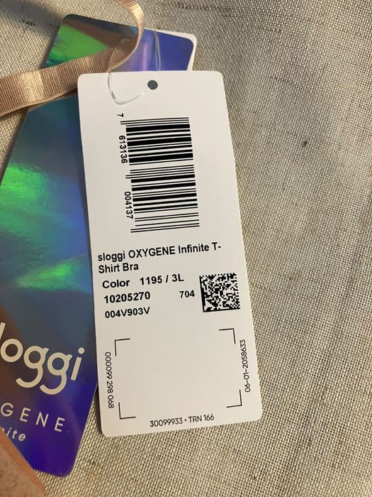 Komplet bielizny sloggi oxygene S biustonosz i majtki pomaranczowy