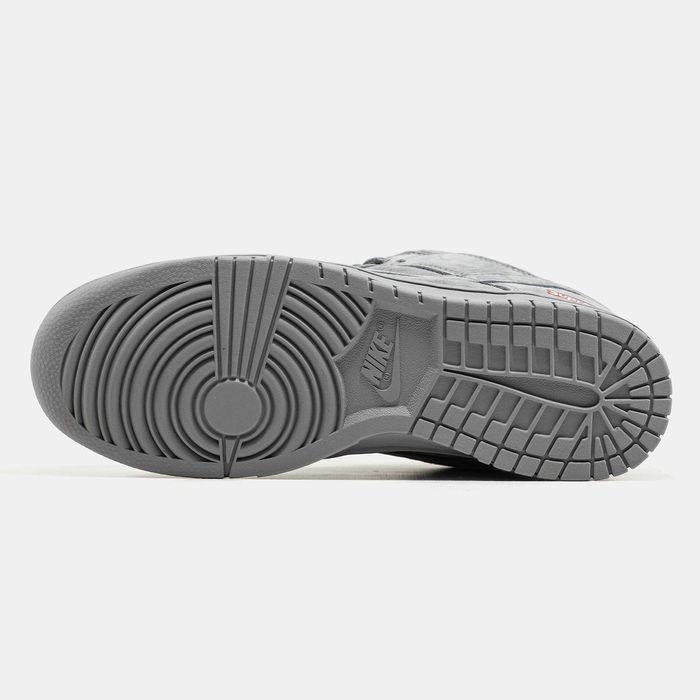 Кросівки Nike SB Dunk Low x Supreme Grey premium