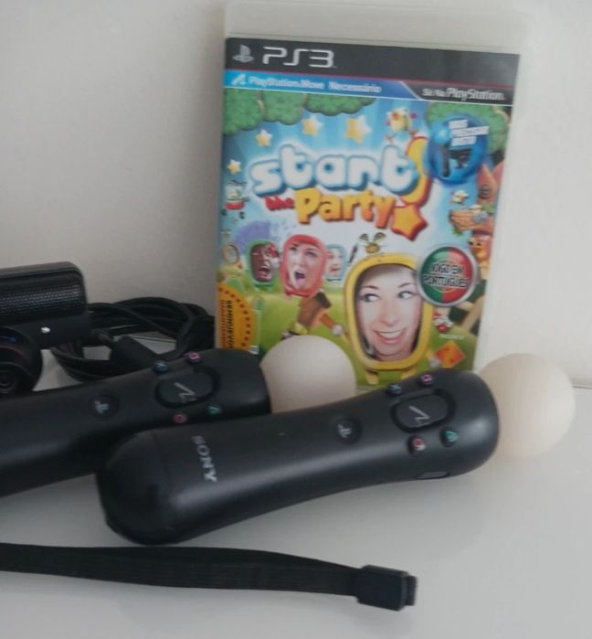 Playstation Move + 2 jogos + câmara Playstation 3