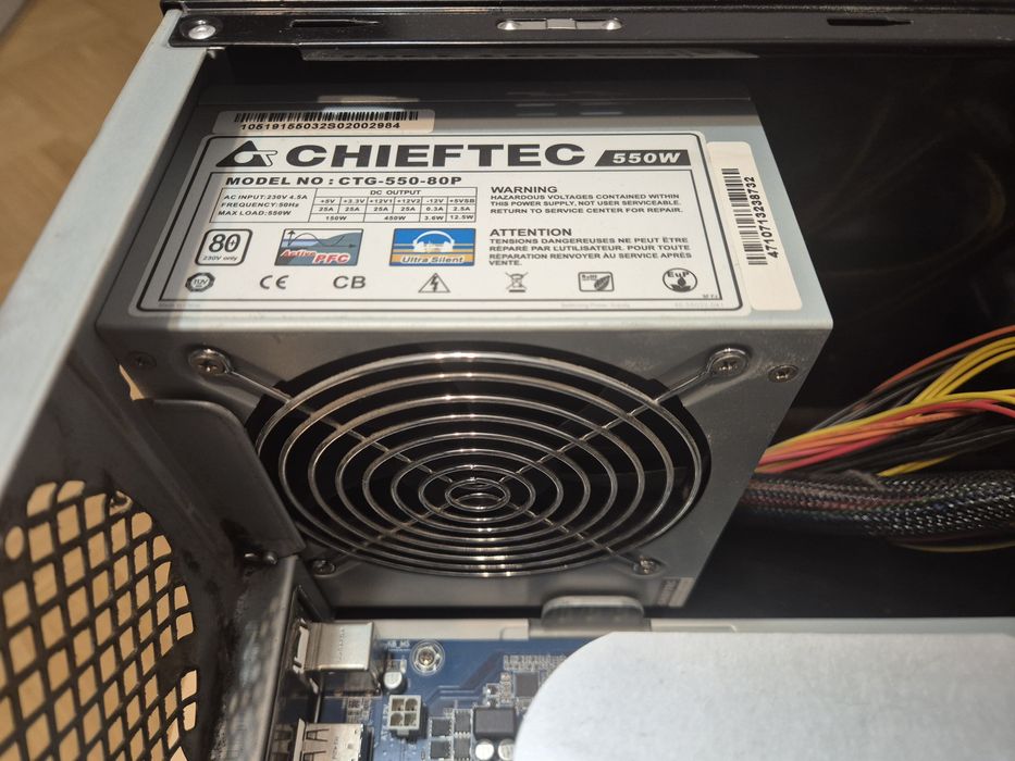 Zasilacz Chieftec CTG-550-80P 550W