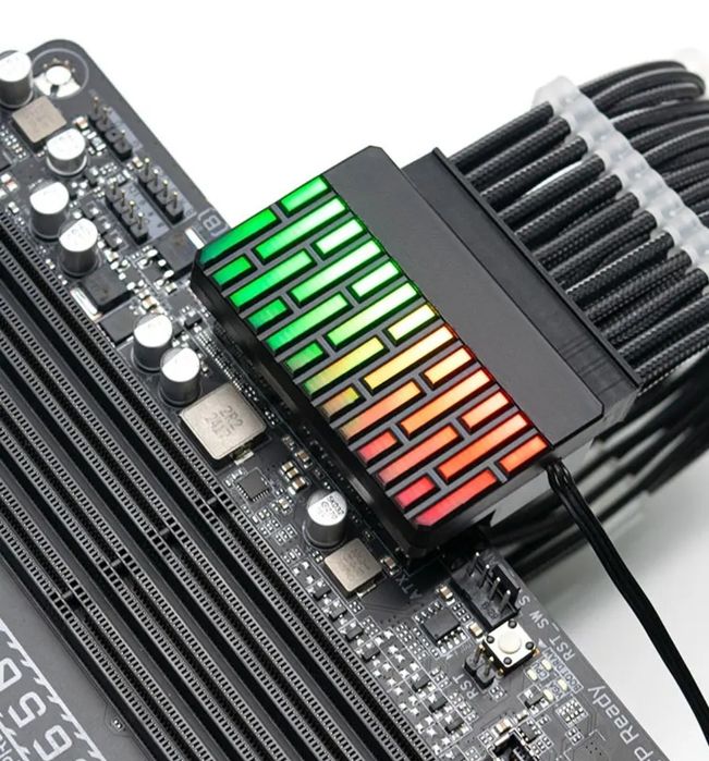 Adapter 24 pin ATX zasilanie płyty głównej ARGB 90°