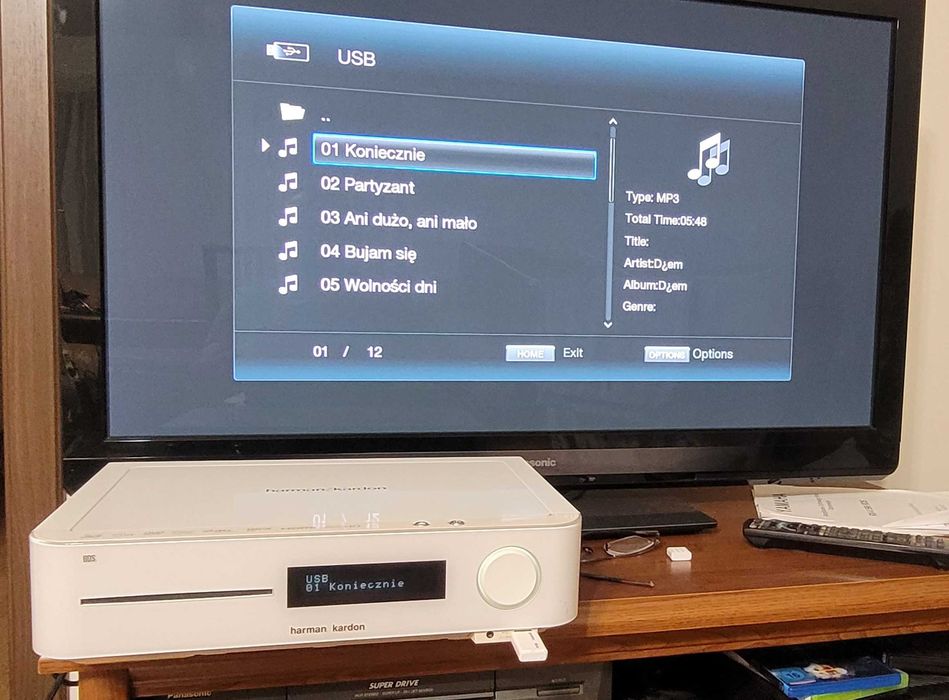 Harman Kardon BDS 270 amplituner-kombajn Blu-Ray/CD/DVD/USB pilot oryg