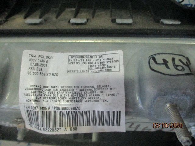 Airbag passageiro CITROËN C4 Picasso I (UD_)