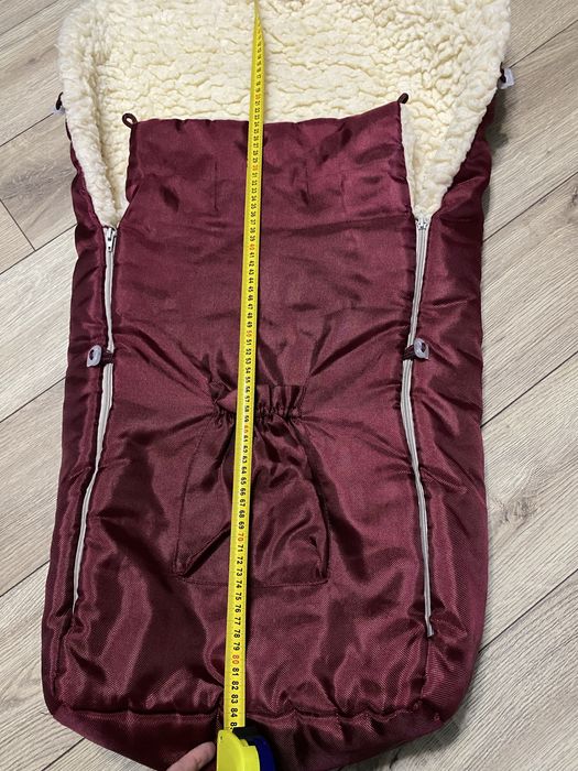 Конверт дитячий в коляску/сани на овчині