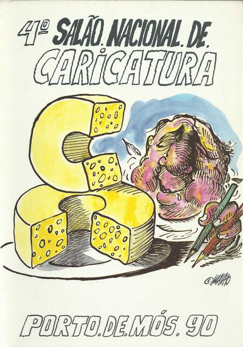 4º Salão Nacional de Caricatura - Porto de Mós 1990