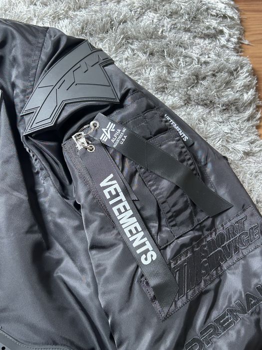 Kurtka Vetements x alpha industries racer bomber