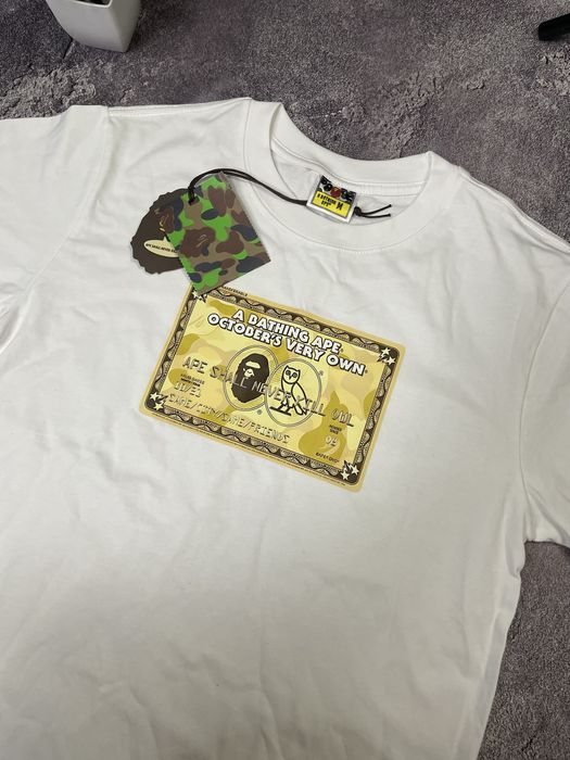 ‼️ Футболка Bape x OVO Gold Card Tee