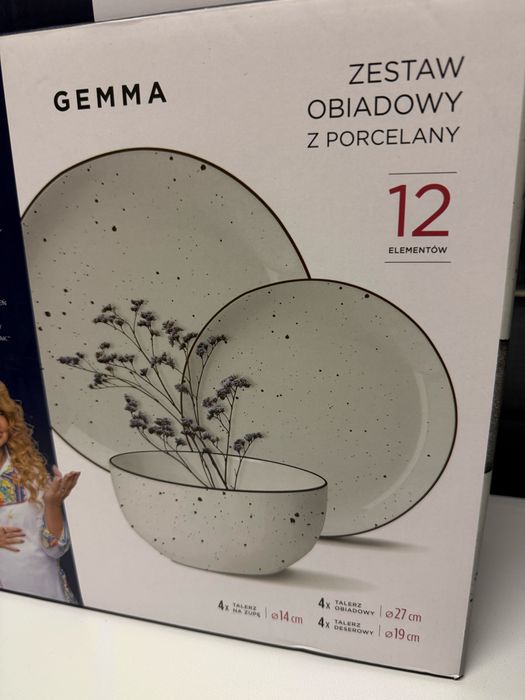 Zestaw obiadowy porcelana Magda Gessler Gemma